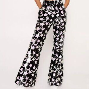 NastyGal Sequin Moon and Star Sequin Pants